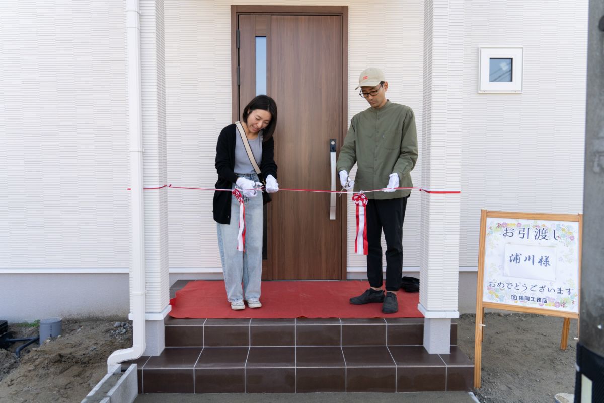 福岡県福岡市西区08　注文住宅建築現場リポート⑥　～お引き渡し式～