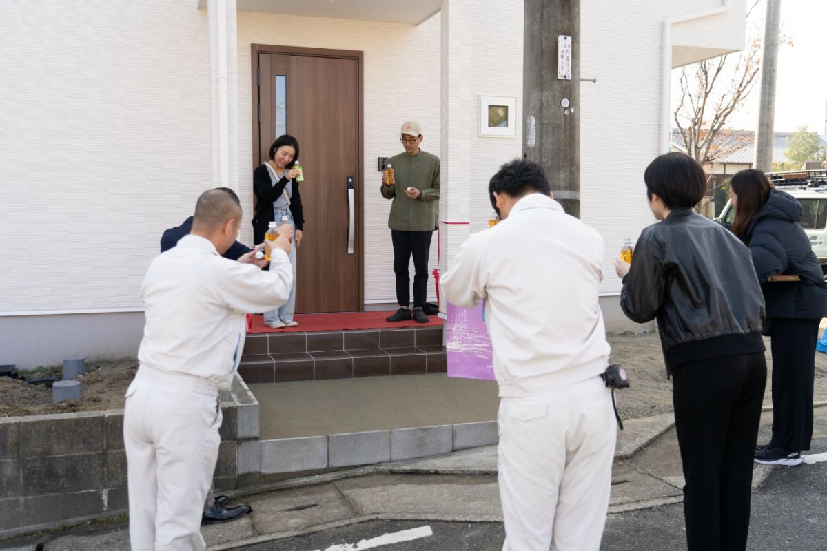 福岡県福岡市西区08　注文住宅建築現場リポート⑥　～お引き渡し式～