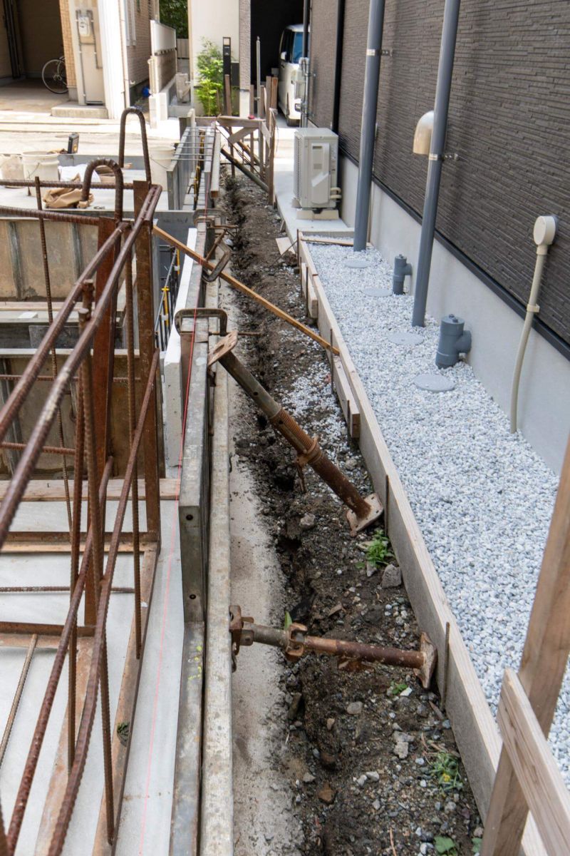 「福岡市中央区04」注文住宅現場リポート②【基礎工事】【型枠】