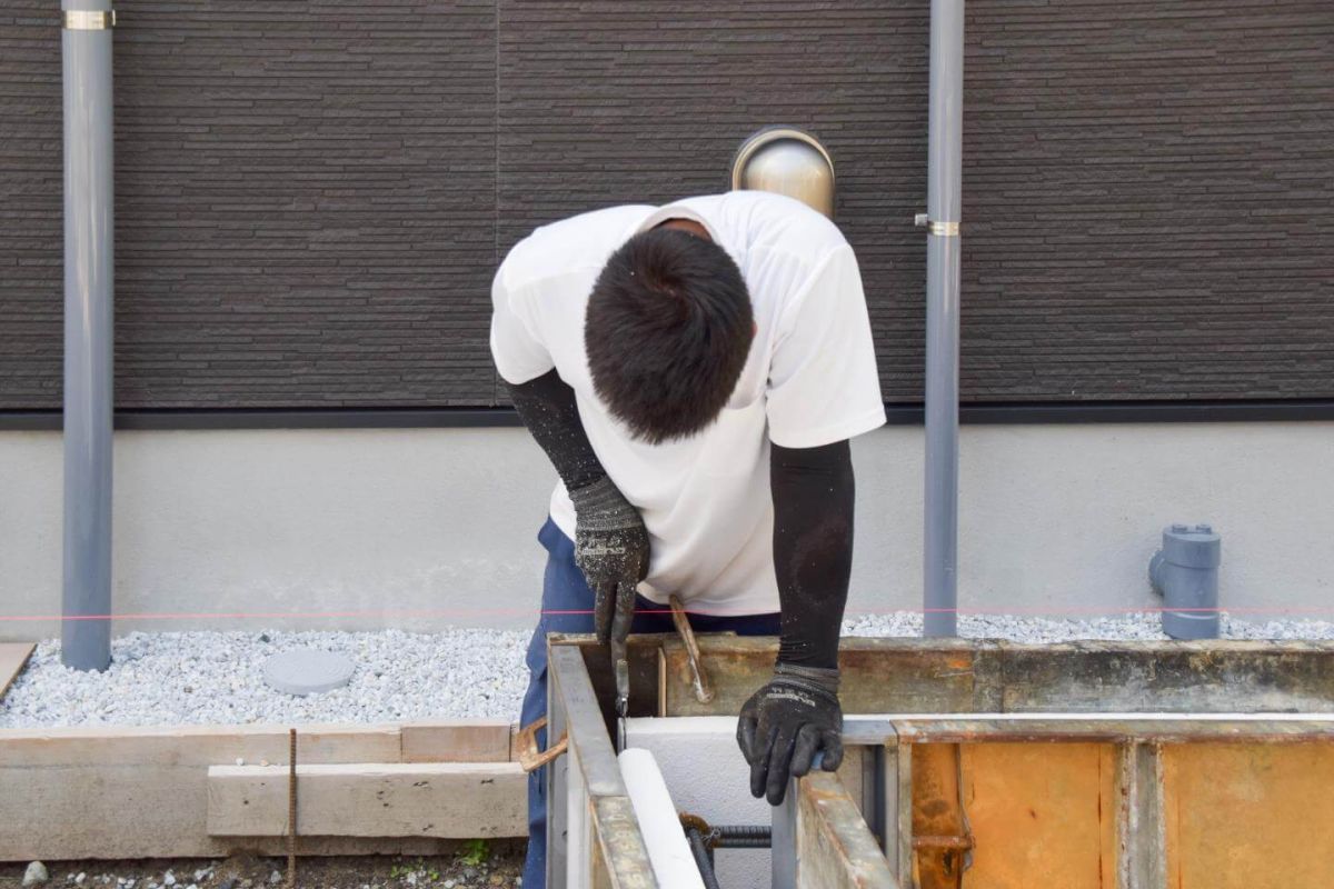 「福岡市中央区04」注文住宅現場リポート②【基礎工事】【型枠】