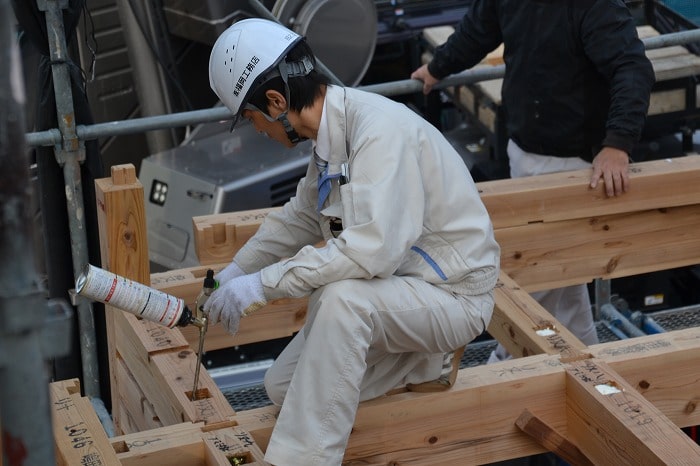 福岡県糟屋郡02　注文住宅建築現場リポート⑤　～上棟式～