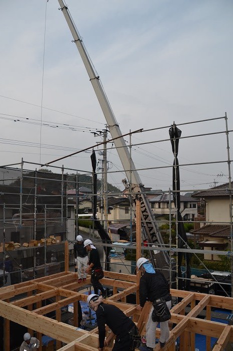 福岡県糟屋郡02　注文住宅建築現場リポート⑤　～上棟式～