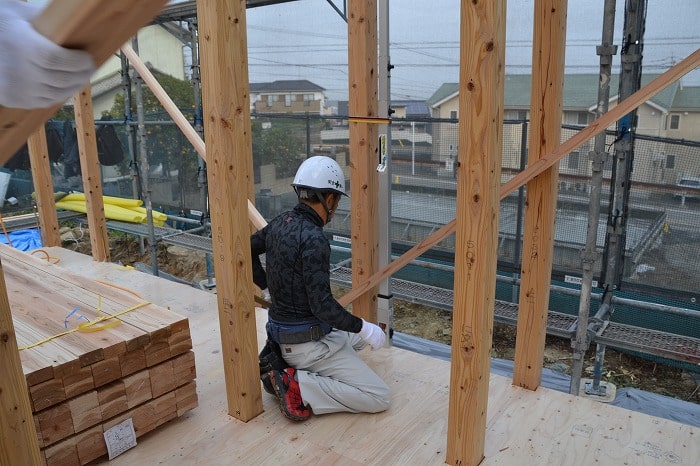 福岡県糟屋郡02　注文住宅建築現場リポート⑤　～上棟式～