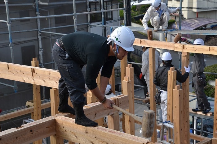 福岡県糟屋郡02　注文住宅建築現場リポート⑤　～上棟式～