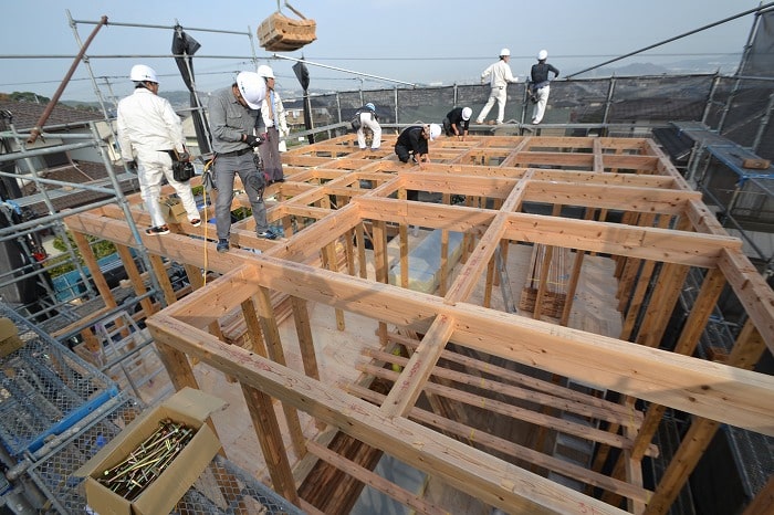 福岡県糟屋郡02　注文住宅建築現場リポート⑤　～上棟式～