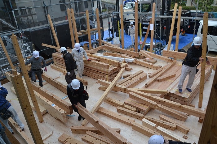 福岡県糟屋郡02　注文住宅建築現場リポート⑤　～上棟式～