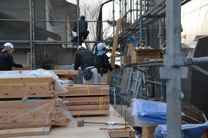 福岡県糟屋郡02　注文住宅建築現場リポート⑤　～上棟式～