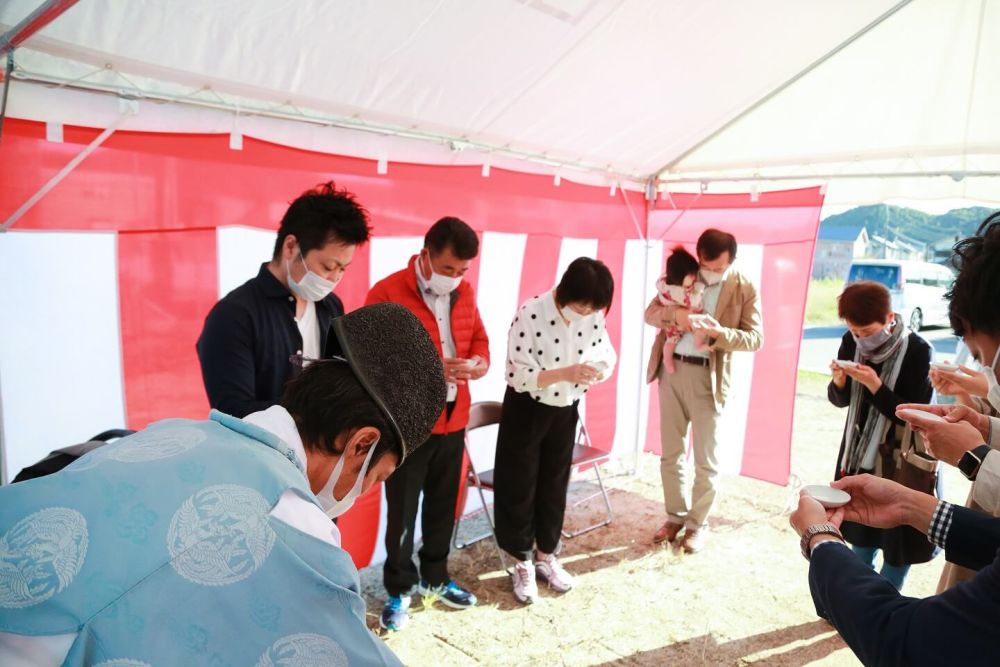 「筑紫野市09」注文住宅現場リポート①【地鎮祭】