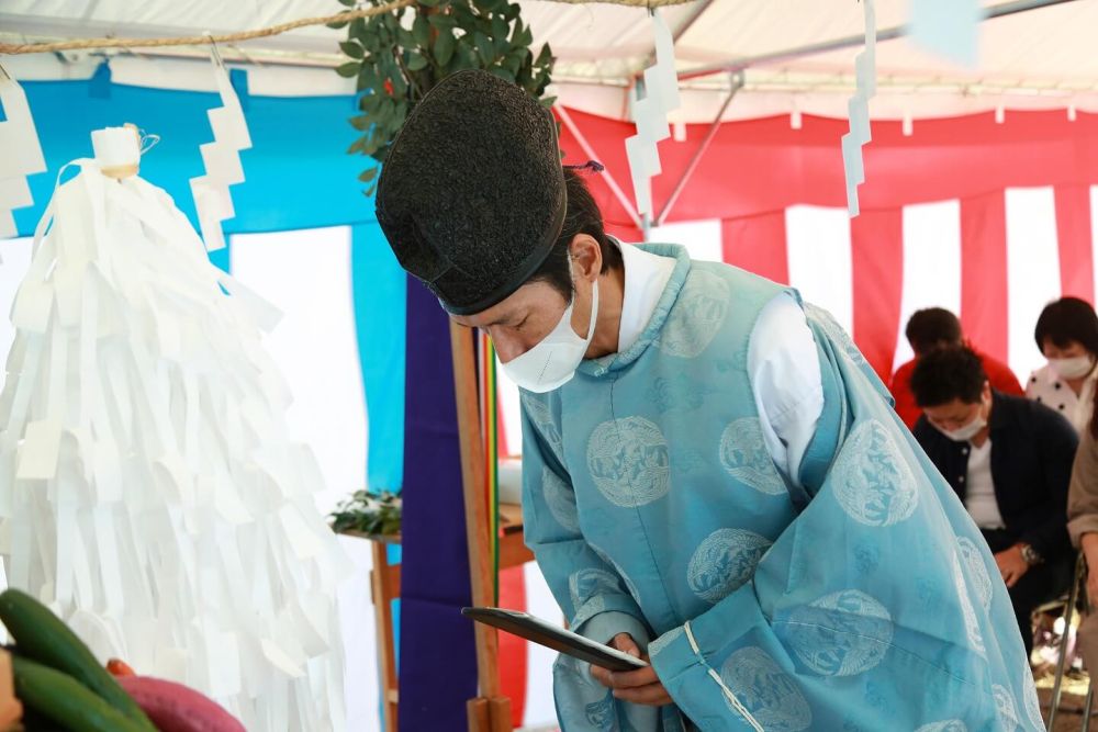 福岡県筑紫野市09　注文住宅建築現場リポート①　～地鎮祭～