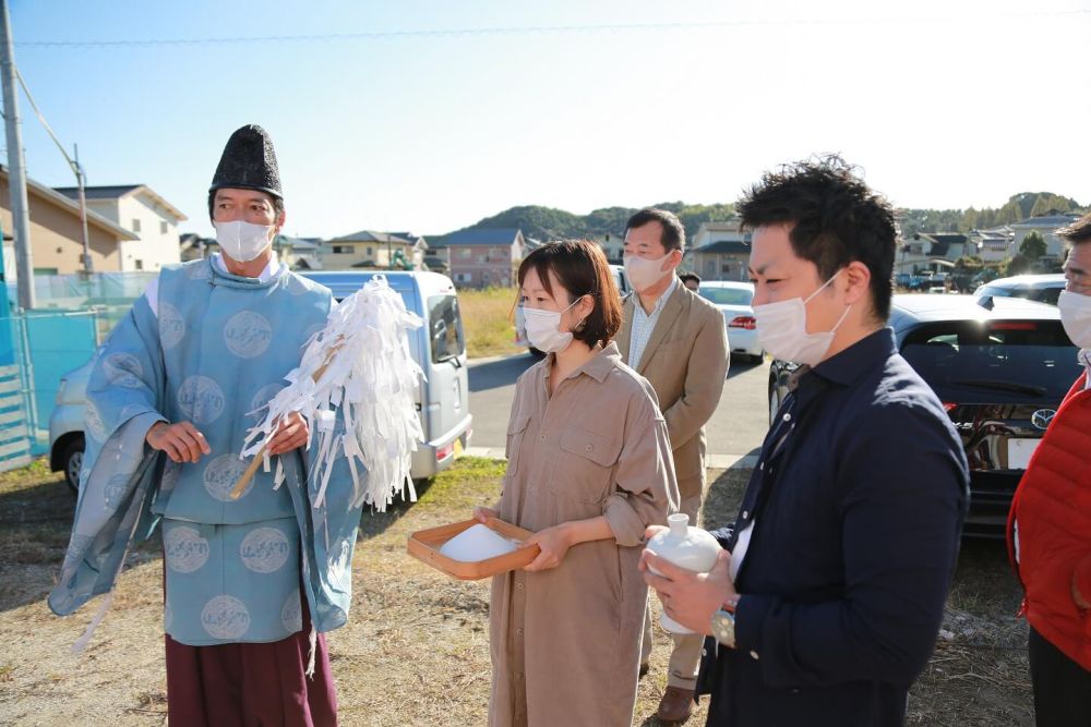 「筑紫野市09」注文住宅現場リポート①【地鎮祭】