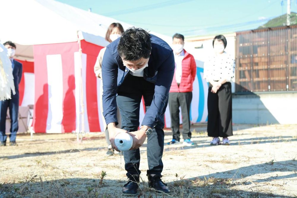 福岡県筑紫野市09　注文住宅建築現場リポート①　～地鎮祭～