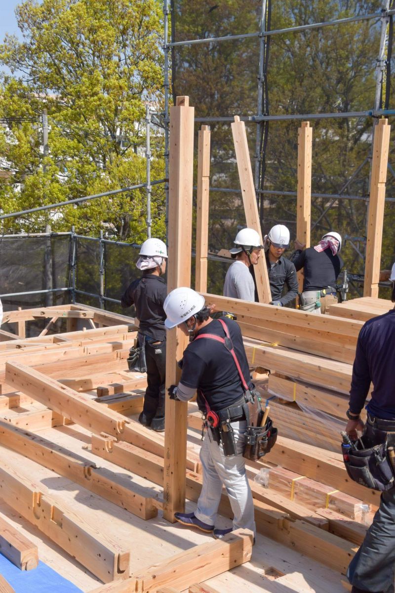 福岡県飯塚市有安字鳥羽01　注文住宅建築現場リポート③　～上棟式・前編～