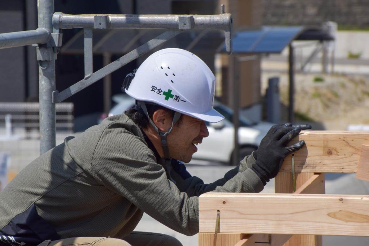 福岡県飯塚市有安字鳥羽01　注文住宅建築現場リポート③　～上棟式・前編～