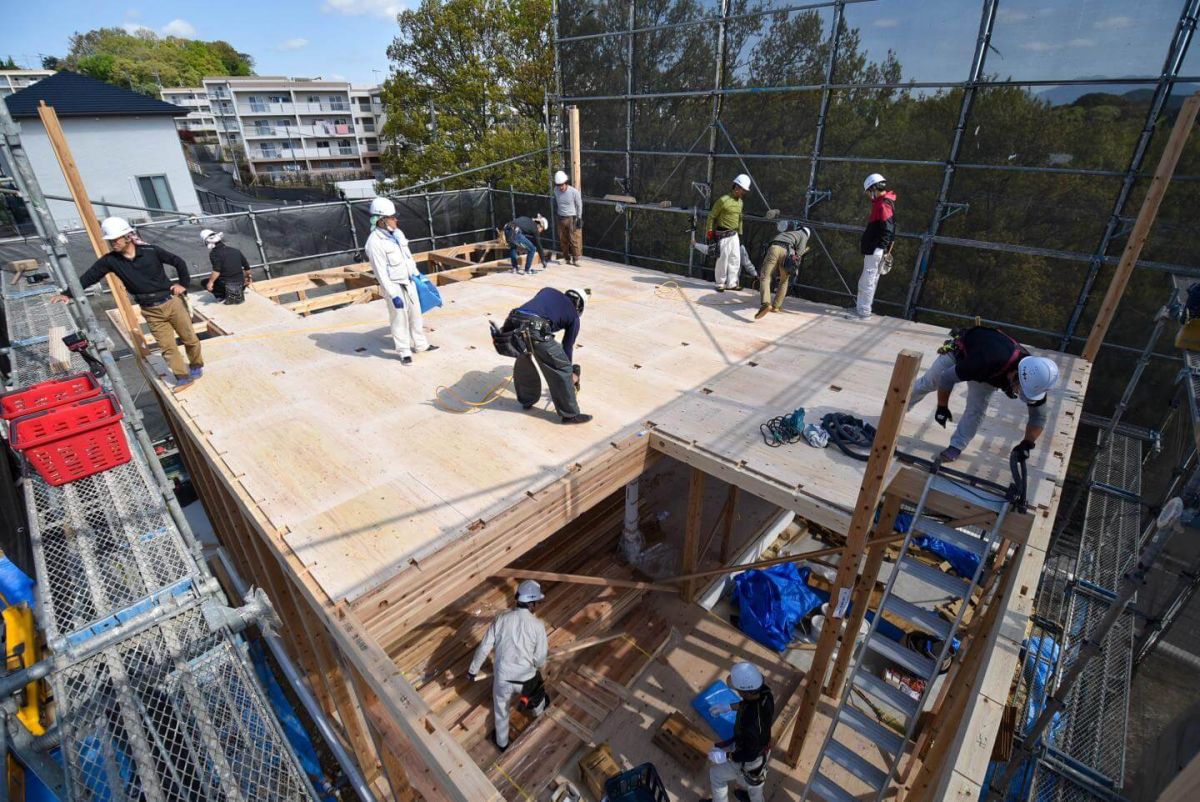 福岡県飯塚市有安字鳥羽01　注文住宅建築現場リポート③　～上棟式・前編～