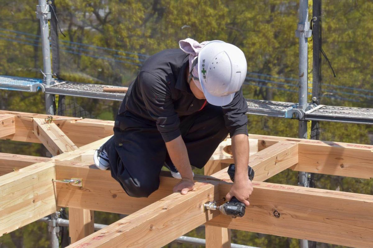 福岡県飯塚市有安字鳥羽01　注文住宅建築現場リポート③　～上棟式・前編～