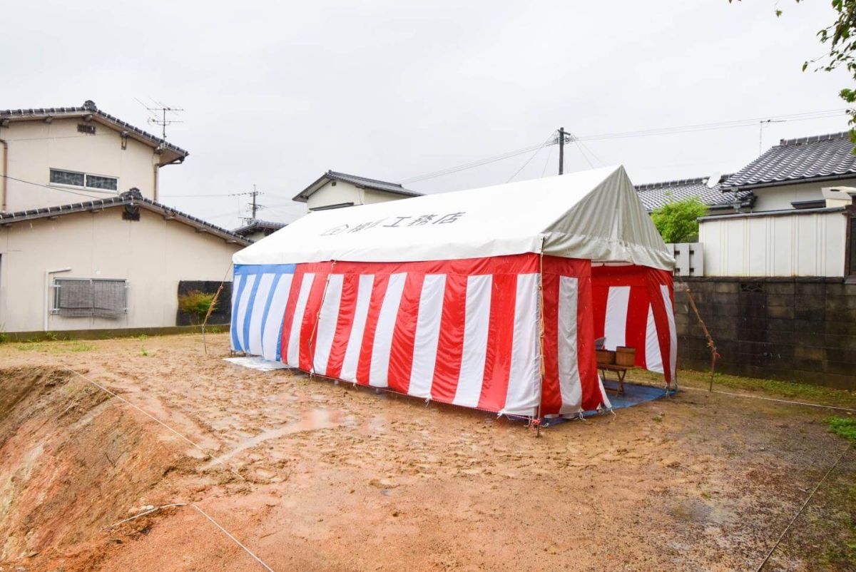 福岡県飯塚市02　注文住宅建築現場リポート①　～地鎮祭～