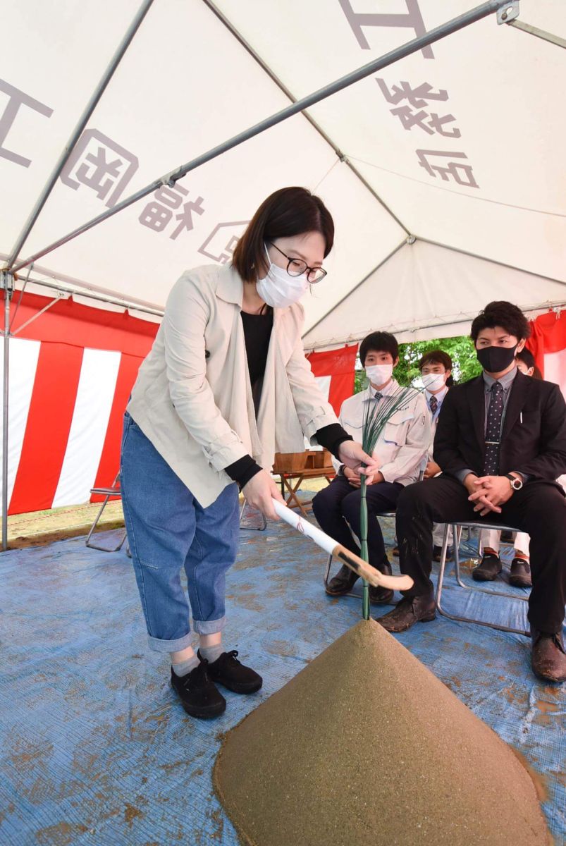 福岡県飯塚市02　注文住宅建築現場リポート①　～地鎮祭～