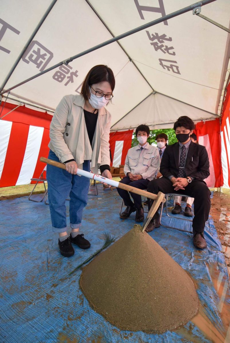 福岡県飯塚市02　注文住宅建築現場リポート①　～地鎮祭～