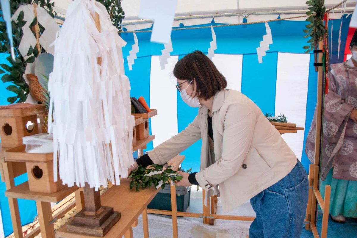 福岡県飯塚市02　注文住宅建築現場リポート①　～地鎮祭～