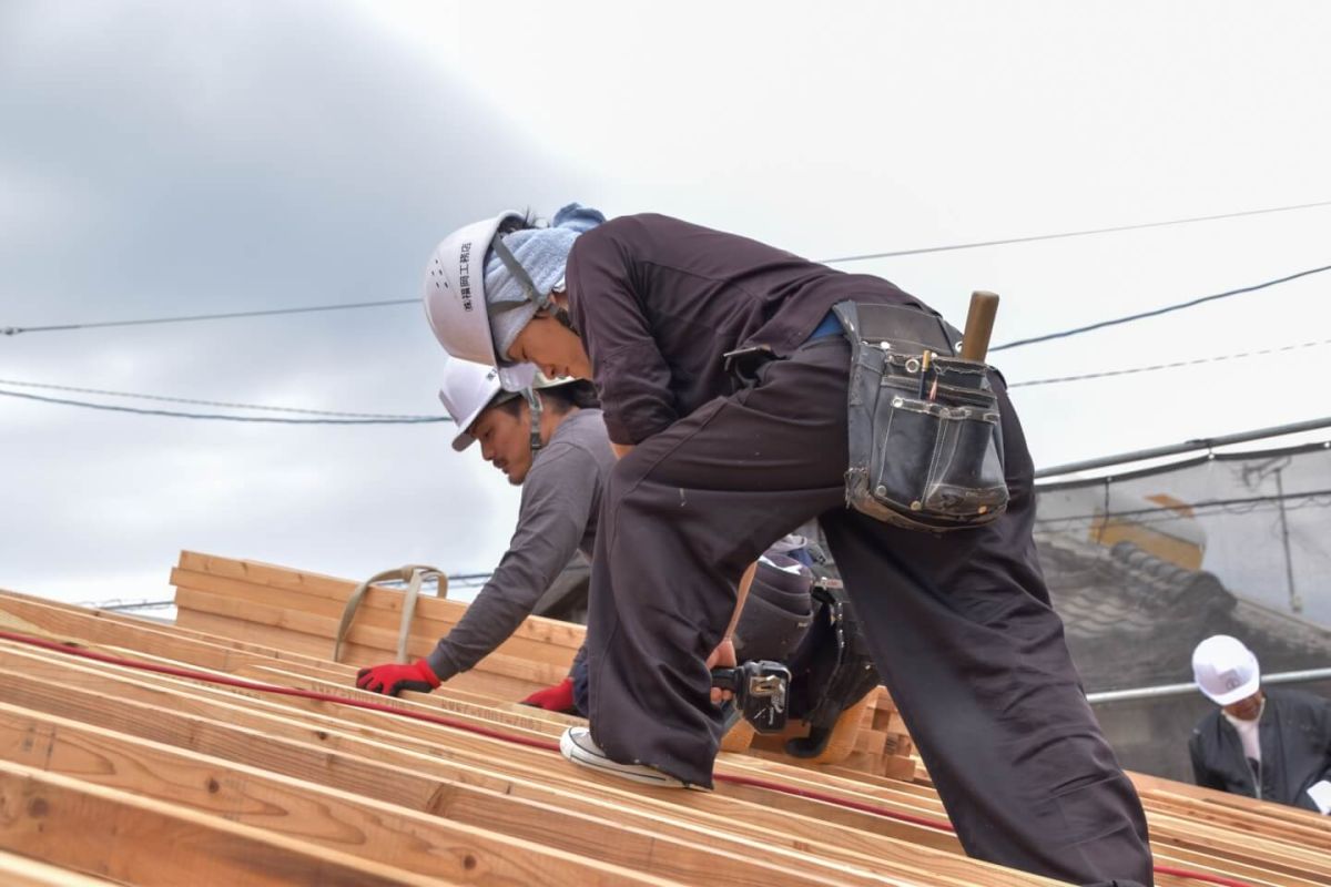 福岡県福津市06　注文住宅建築現場リポート③　～上棟式　前編～