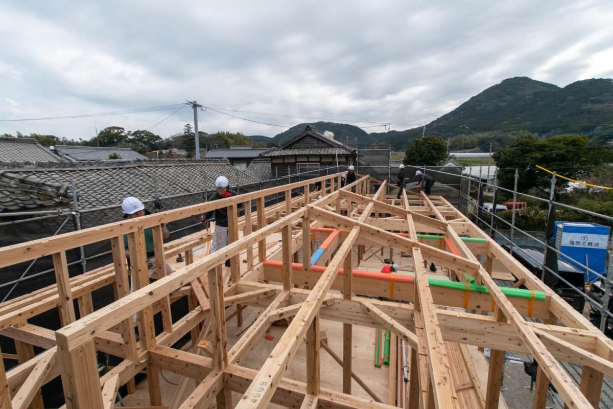 「福津市06」注文住宅現場リポート③【上棟式】