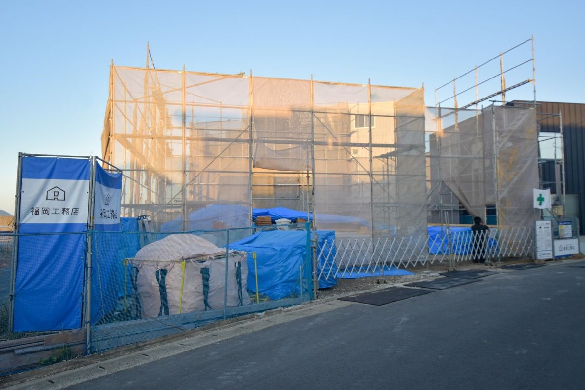 「福岡市東区11」注文住宅現場リポート②【上棟式】