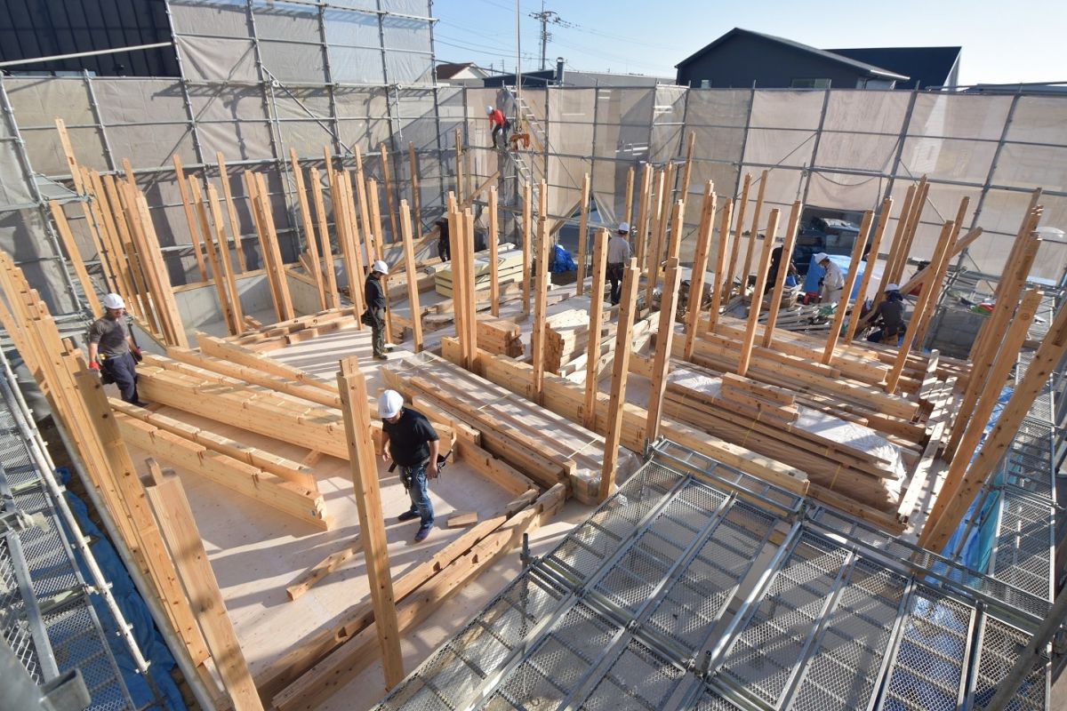 「福岡市東区11」注文住宅現場リポート②【上棟式】