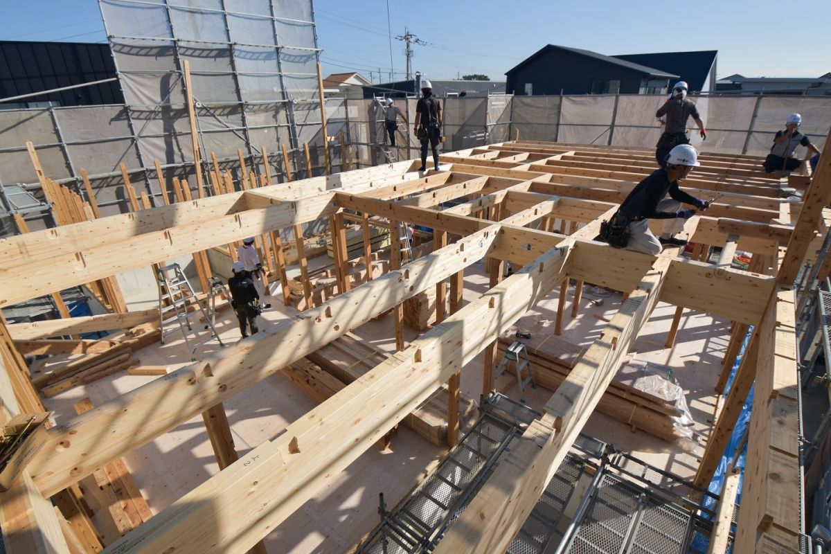 「福岡市東区11」注文住宅現場リポート②【上棟式】