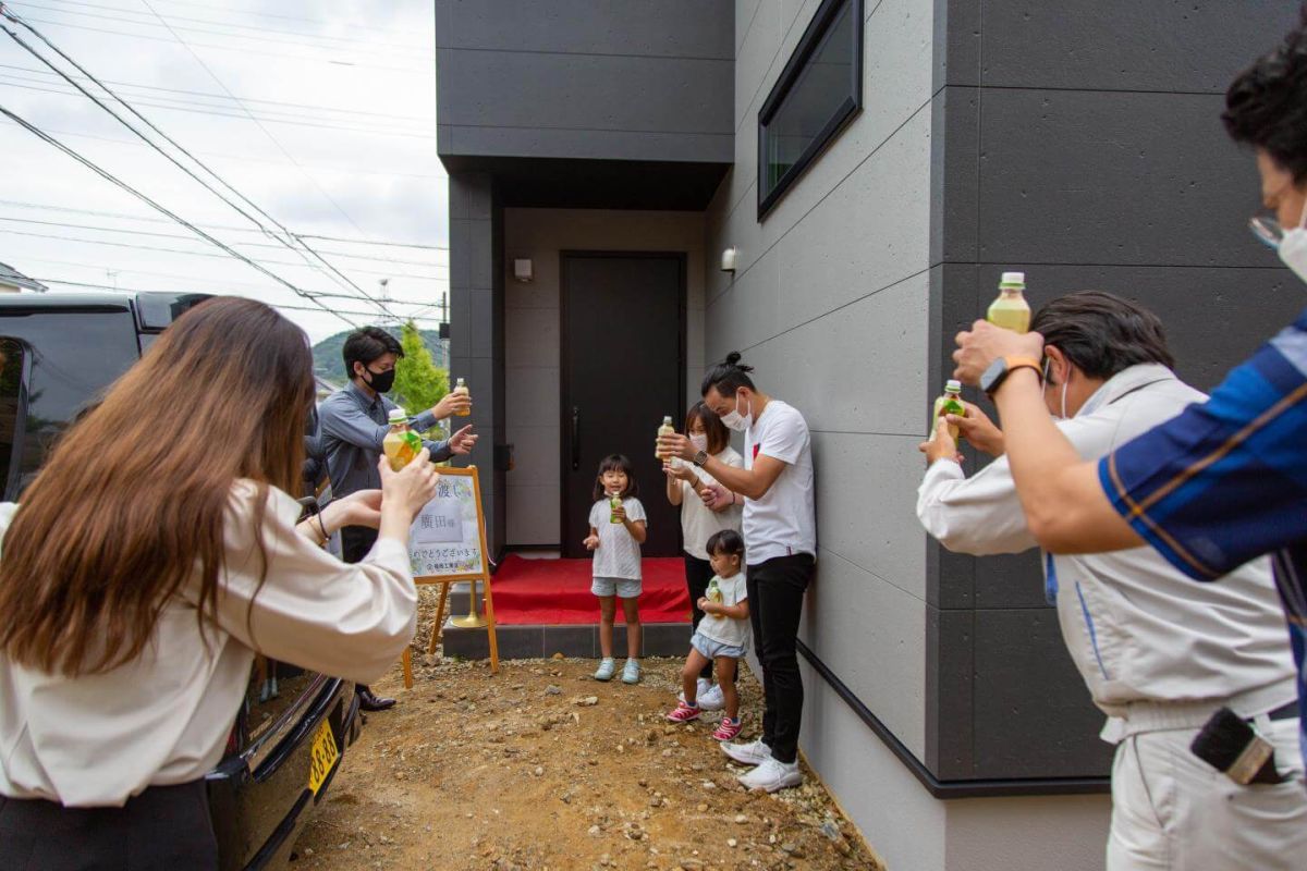 福岡県福岡市東区10　注文住宅建築現場リポート⑨　～お引き渡し式〜