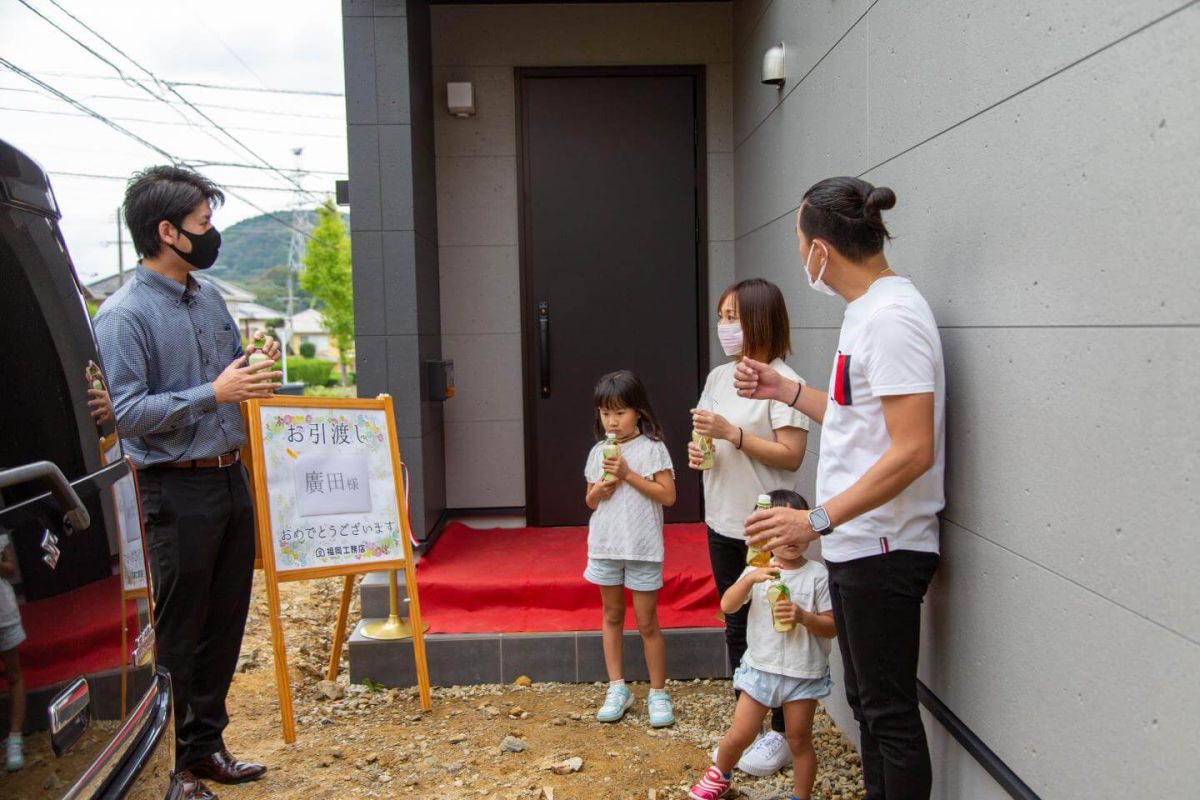 福岡県福岡市東区10　注文住宅建築現場リポート⑨　～お引き渡し式〜