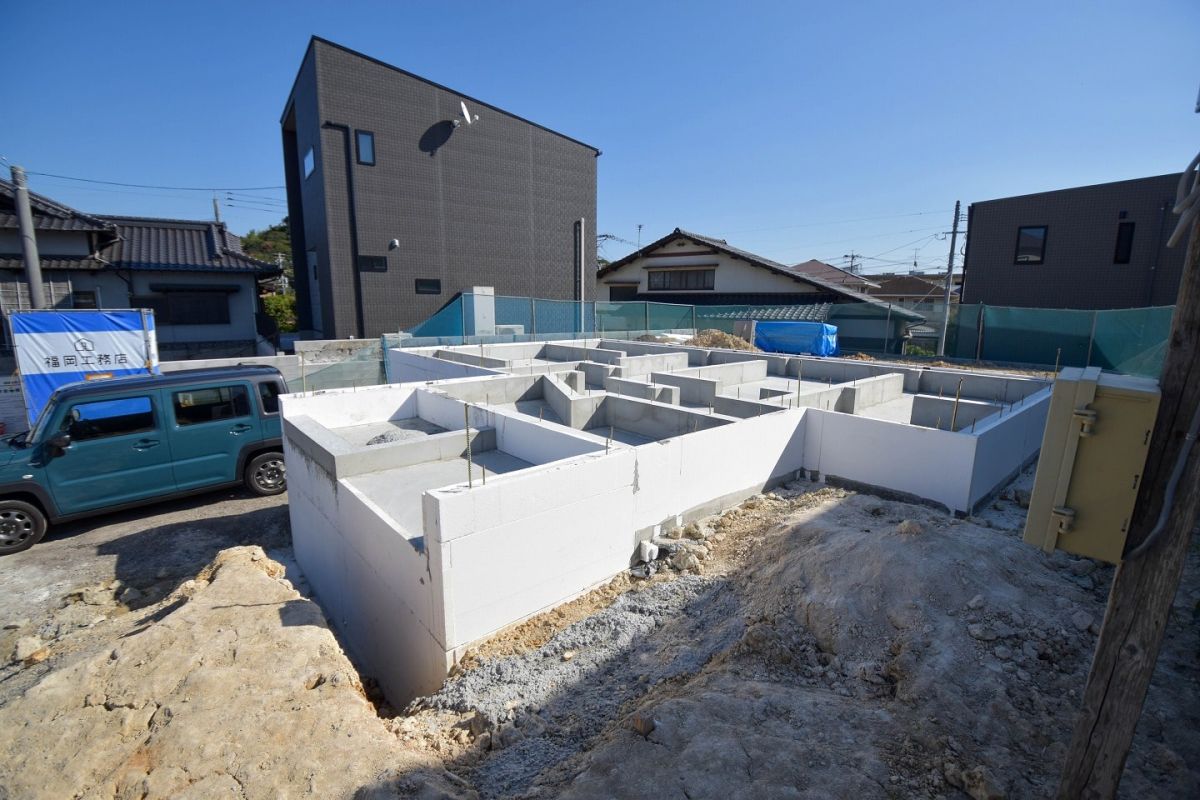 「北九州市若松区02」注文住宅現場リポート③【基礎工事】