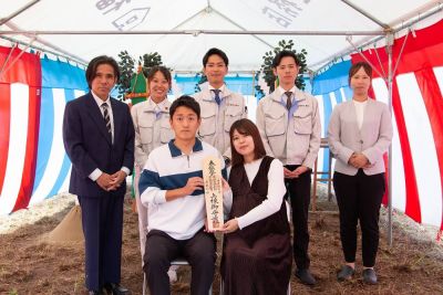 「宗像市08」注文住宅現場リポート①【地鎮祭】