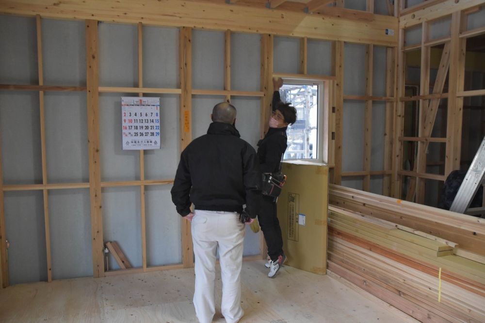 「那珂川市08」注文住宅現場リポート⑤【木工事】【下地】