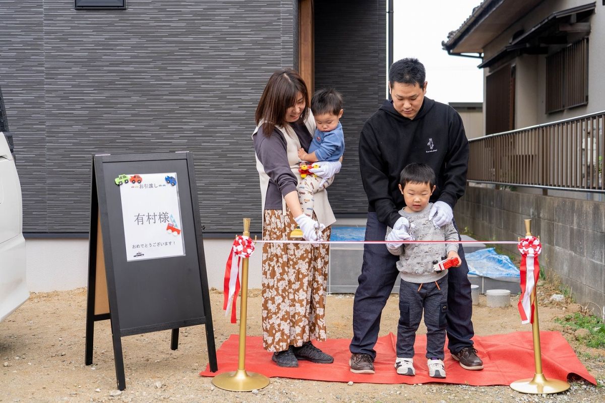 福岡県春日市12　注文住宅建築現場リポート⑧　～引き渡し式～