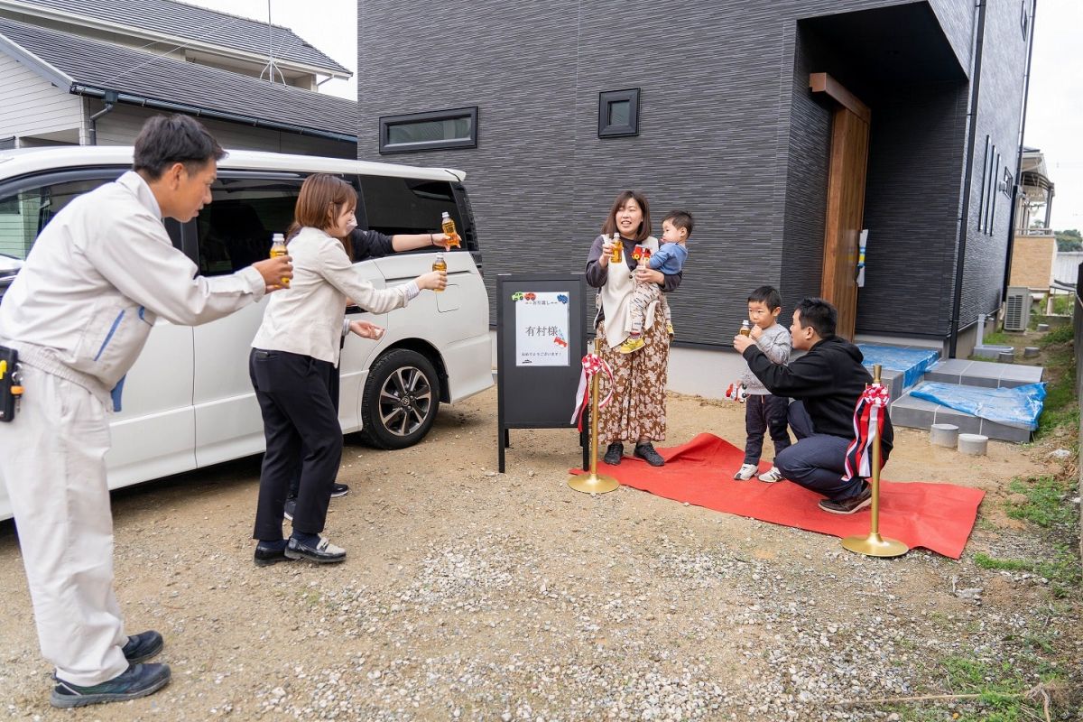 福岡県春日市12　注文住宅建築現場リポート⑧　～引き渡し式～