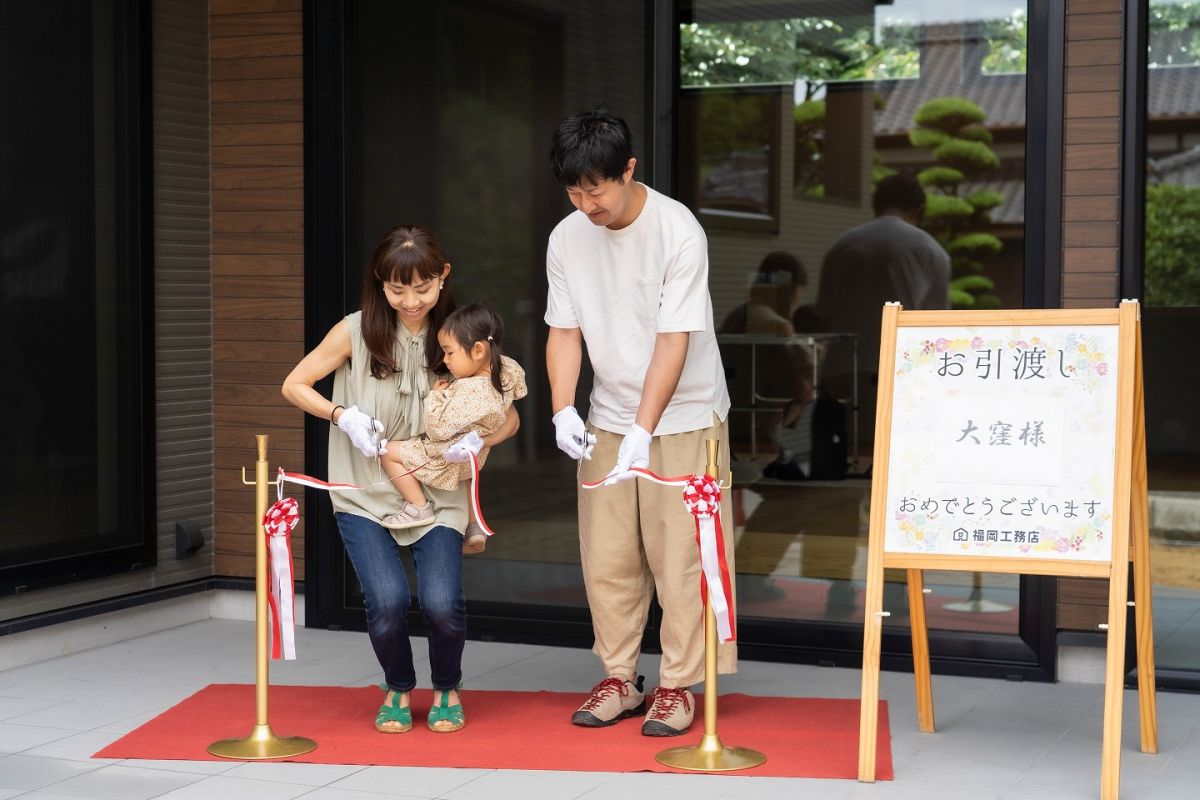 「糟屋郡宇美町03」注文住宅現場リポート⑥【お引き渡し式】