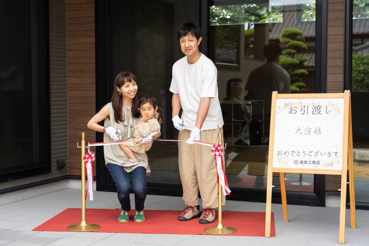 「糟屋郡宇美町03」注文住宅現場リポート⑥【お引き渡し式】
