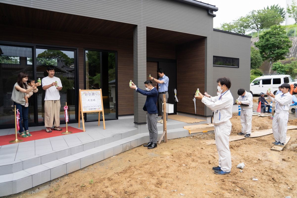 「糟屋郡宇美町03」注文住宅現場リポート⑥【お引き渡し式】