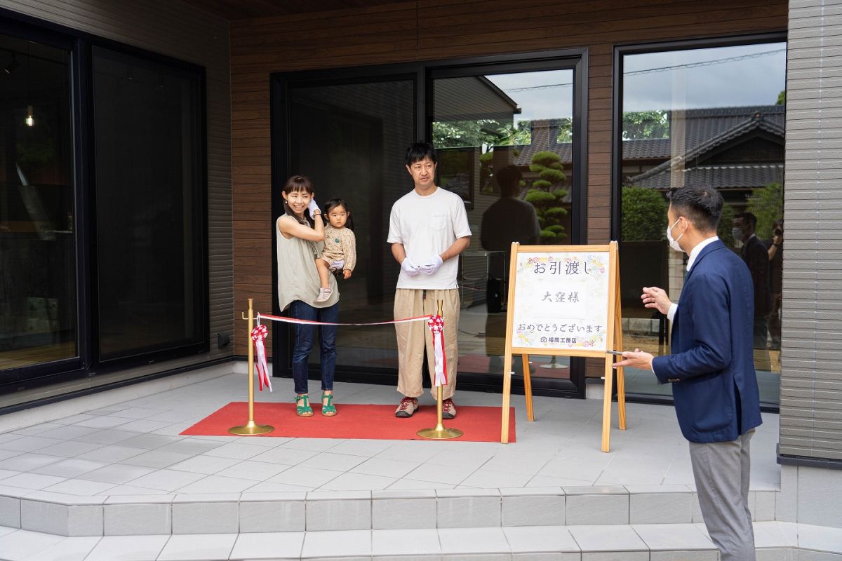 「糟屋郡宇美町03」注文住宅現場リポート⑥【お引き渡し式】