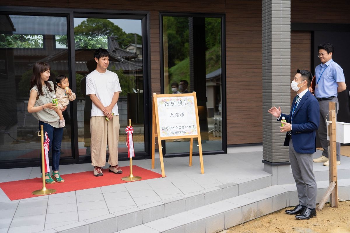 「糟屋郡宇美町03」注文住宅現場リポート⑥【お引き渡し式】