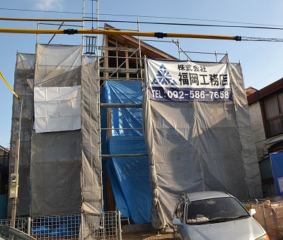 福岡市南区中尾01　注文住宅建築現場リポート⑥