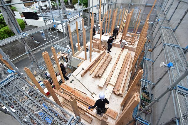 「福岡市南区16」注文住宅現場リポート⑤【上棟式】