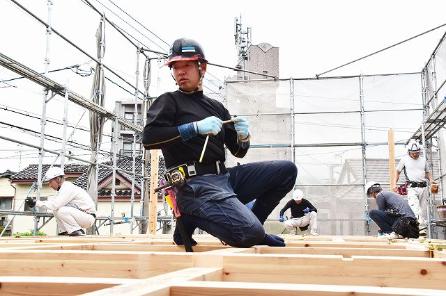 福岡市南区16　注文住宅建築現場リポート⑤