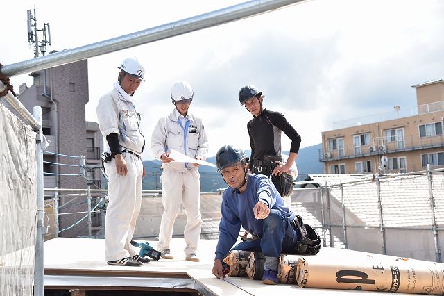 福岡市南区16　注文住宅建築現場リポート⑤