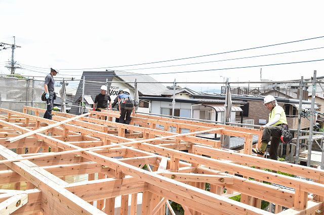 福岡市南区16　注文住宅建築現場リポート⑤