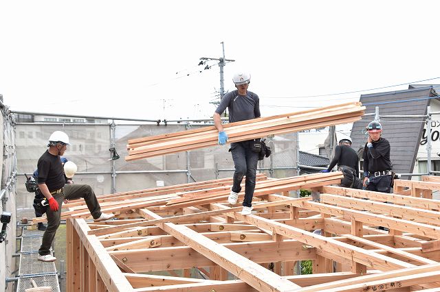 「福岡市南区16」注文住宅現場リポート⑤【上棟式】