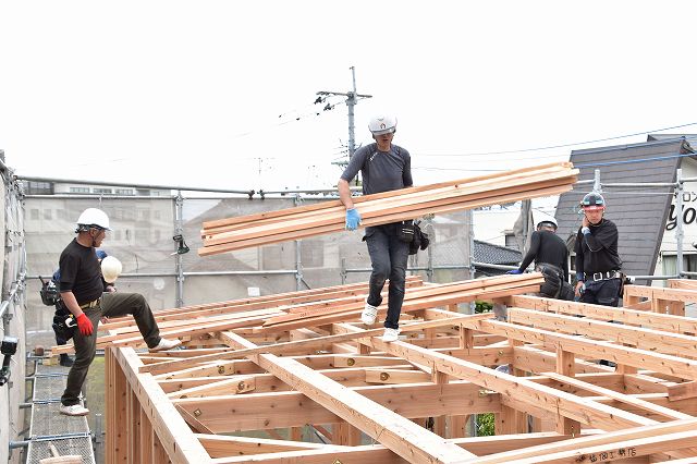 福岡市南区16　注文住宅建築現場リポート⑤