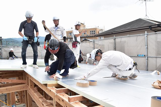 福岡市南区16　注文住宅建築現場リポート⑤