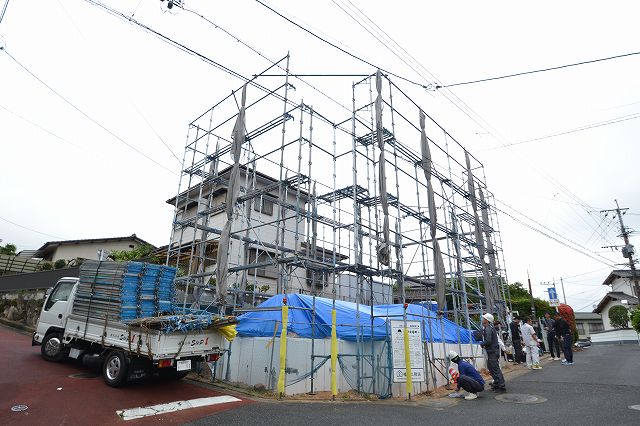 福岡市南区16　注文住宅建築現場リポート⑤