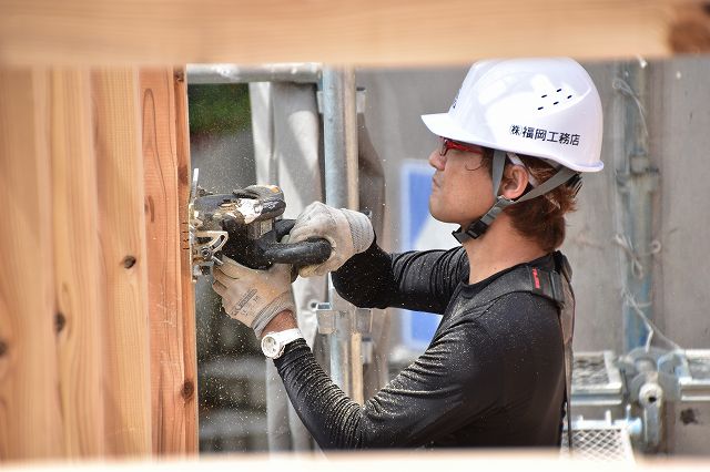 福岡市南区16　注文住宅建築現場リポート⑤